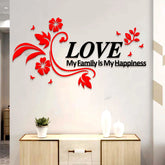 W49inch x H24in Big size LOVE style creative Wooden wall art